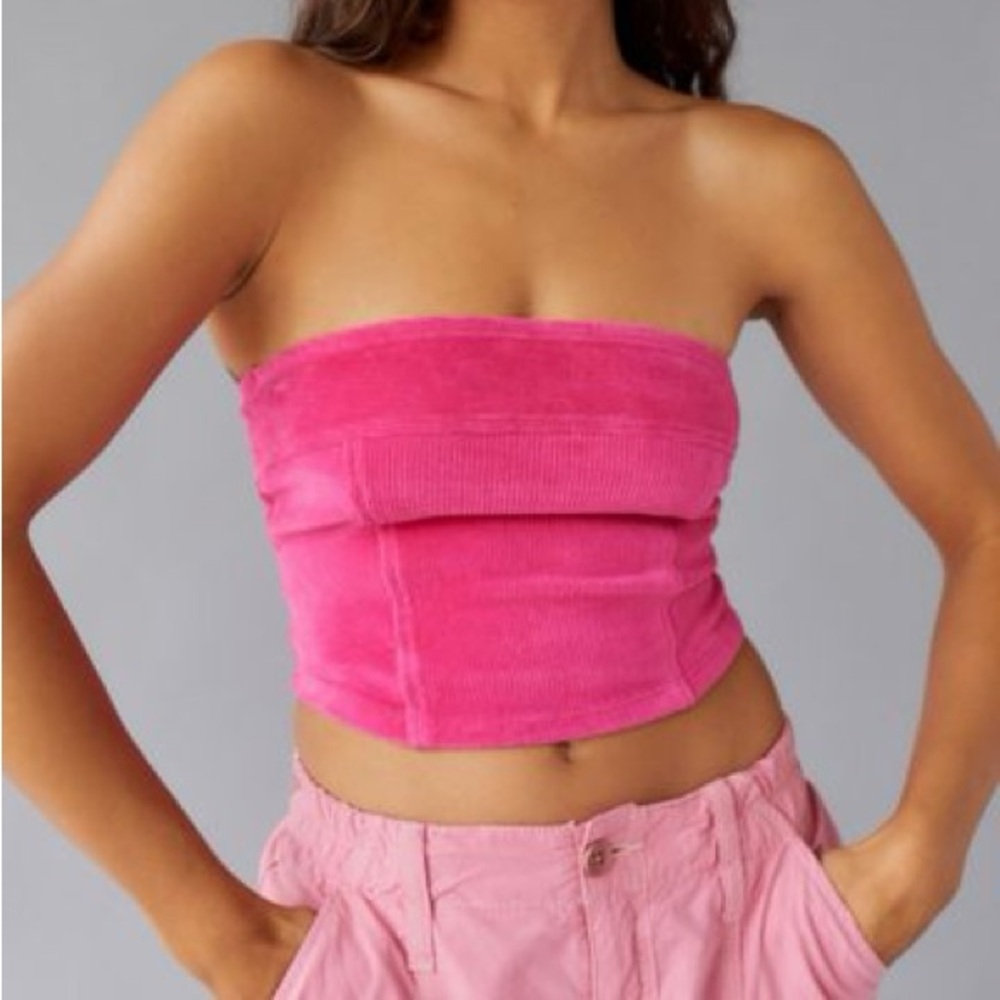 Urban Outfitters Velvet Tube Top